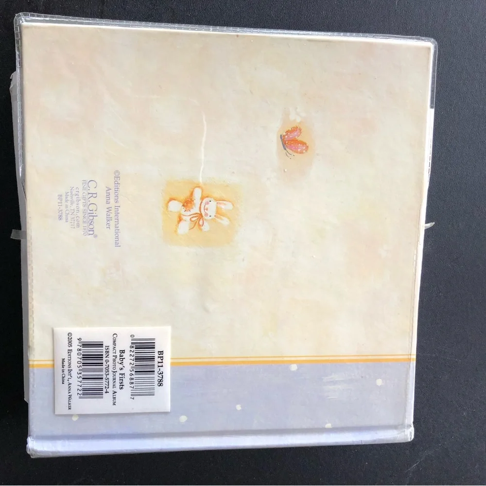7 piece grouping of baby photo displays.Picture frames.Journal album.Album.Baby